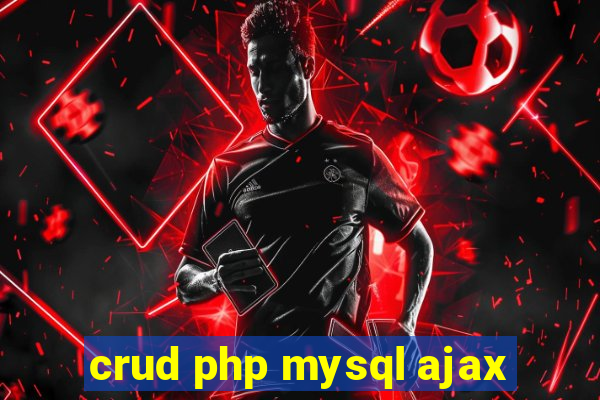 crud php mysql ajax