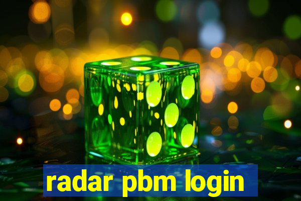 radar pbm login