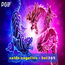 saldo negativo - bet365