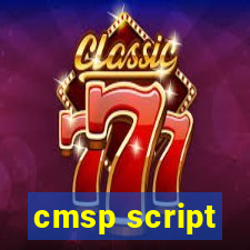 cmsp script