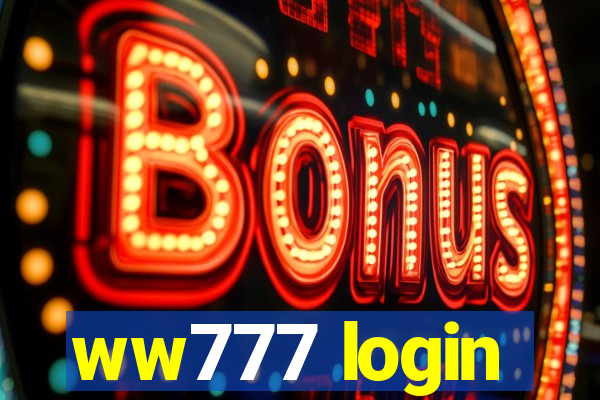 ww777 login